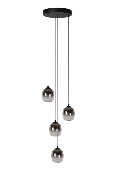 Pendelleuchte TAMINO in schwarz aus Aluminium