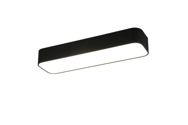 Deckenleuchte ASTERION in schwarz aus Materialmix