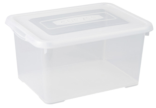 Box HANDY 35 Liter in transparent aus Polypropylen