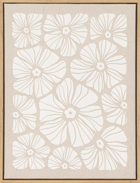 Wandbild BLOSSOM SHINE in bunt aus Holz