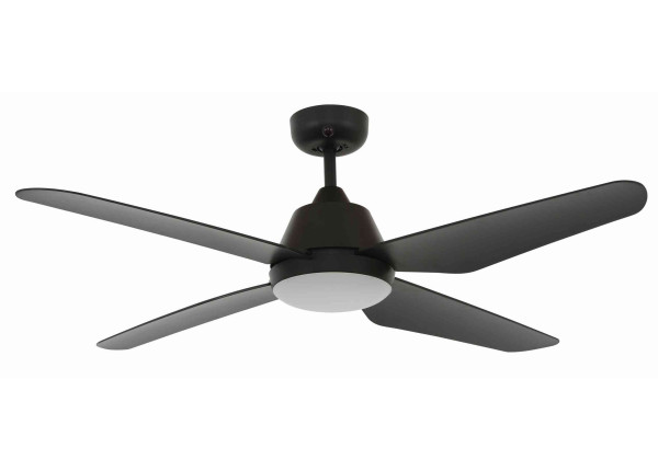 Deckenventilator ARIA LED in schwarz aus Materialmix