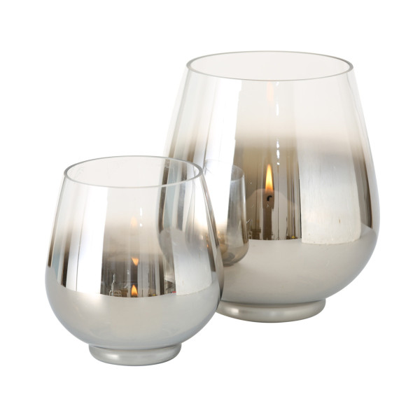 Windlicht GRAZIA in mehrfarbig aus Glas
