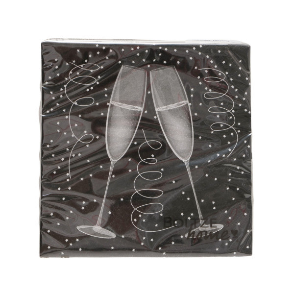 Servietten PROSECCO in mehrfarbig aus Papier