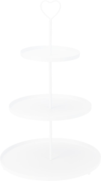 Etagere HEART in weiß aus Eisen