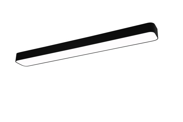 Deckenleuchte ASTERION in schwarz aus Materialmix