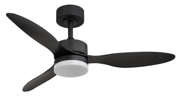 Deckenventilator BLACKWELL in schwarz aus Metall