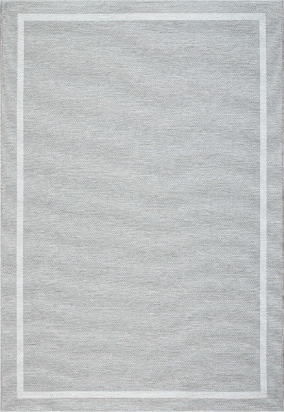 Teppich NEWPORT in silberfarben aus Polypropylen