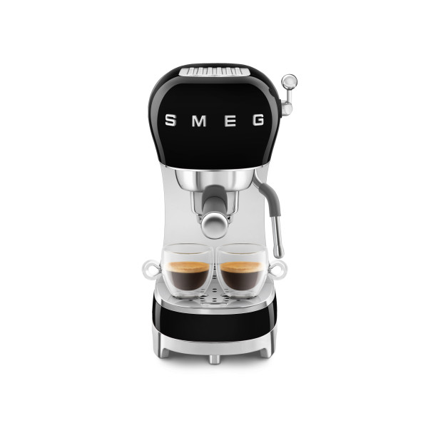Espressoautomat smeg in schwarz