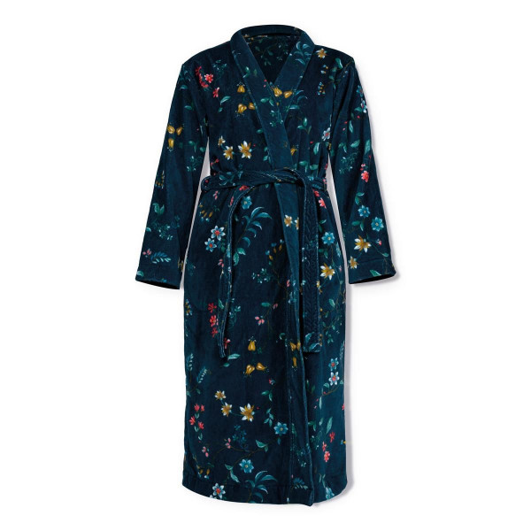 Bademantel PIP STUDIO Velour LES FLEURS aus Baumwolle