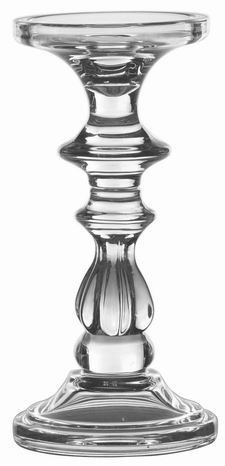 Kerzenständer SLIM in klar aus Glas