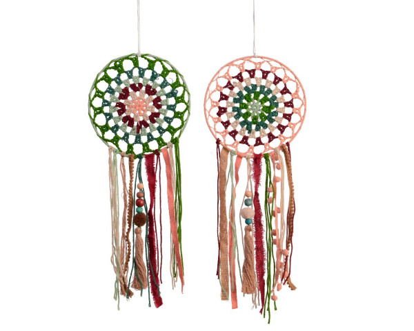 Dekoobjekt DREAMCATCHER in mehrfarbig aus Polyester