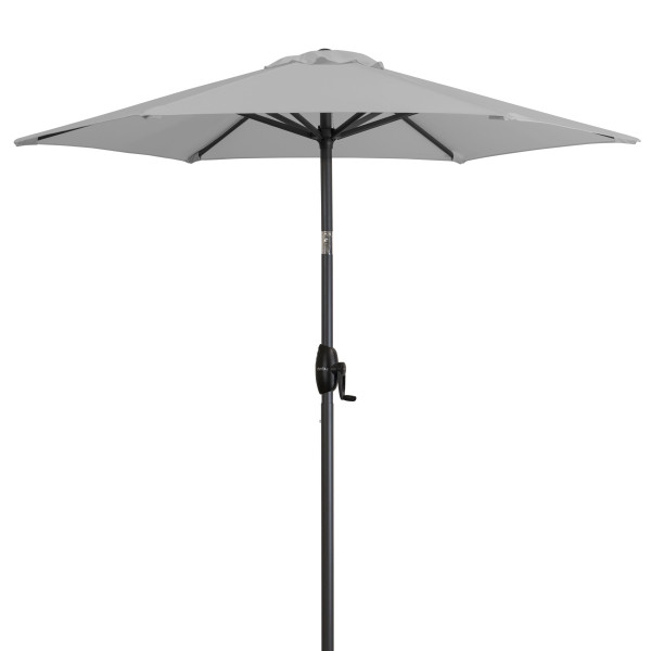 Sonnenschirm DOPPLER BASIC LIFT NEO in grau aus Polyester