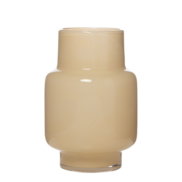 Vase PIEN in beige aus Glas
