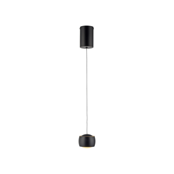 Pendelleuchte BALLINI in schwarz aus Materialmix