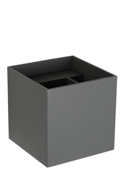 Wandleuchte XIO in grau aus Aluminium