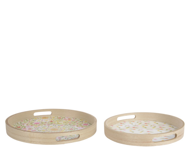 Tablett in weiß aus MDF