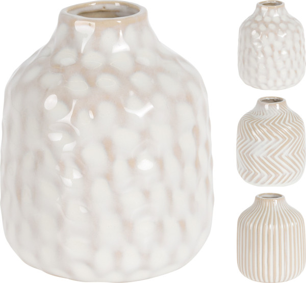 Vase in mehrfarbig aus Keramik