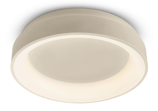 Deckenleuchte LUNEA in beige aus Kunststoff