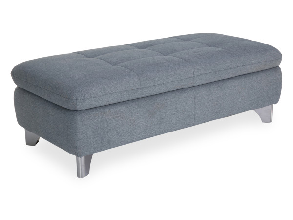 Hocker XXL SYSTEMPOLSTER MARGO in 14774 ice aus Stoff