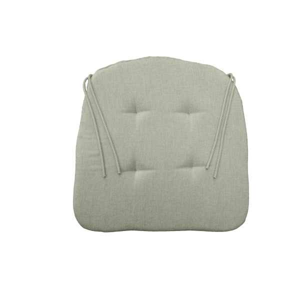 Stuhlkissen COOPER in kitt aus Polyester