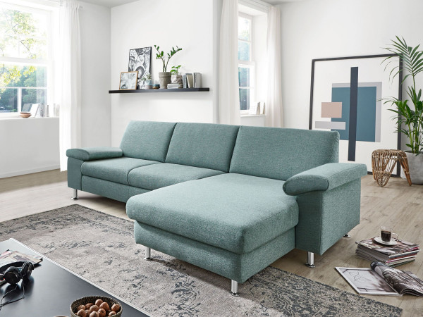 Polsterecke vito Spring-S in aqua aus Stoff