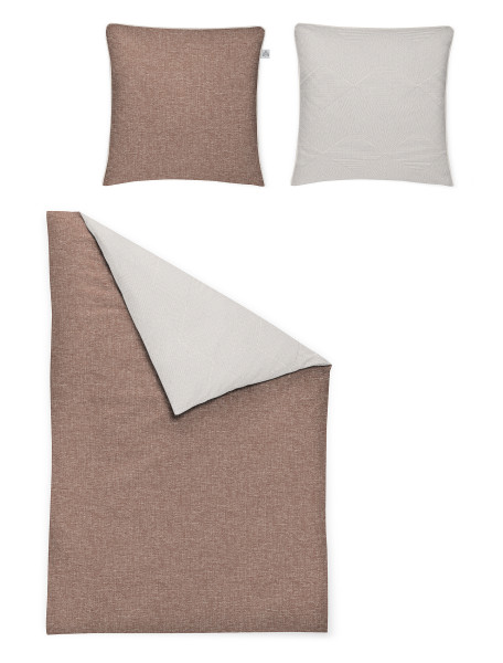 Bettwäsche CROWN-K Satin aus Baumwolle