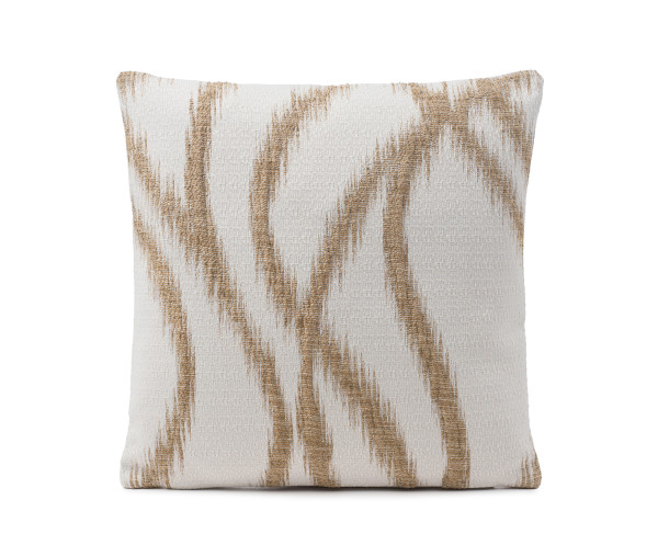 Kissenhülle DELANY taupe in taupe aus Mischgewebe