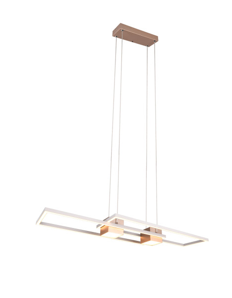 Pendelleuchte ALBANY in coffee aus Aluminium