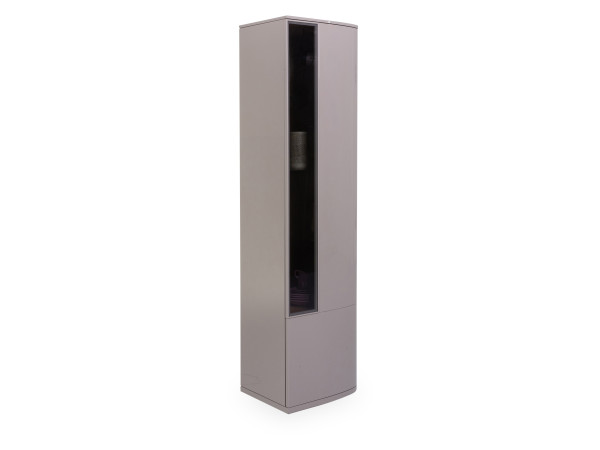 Vitrine MONDO KIGARA in Cappuccino aus Lack Hochglanz