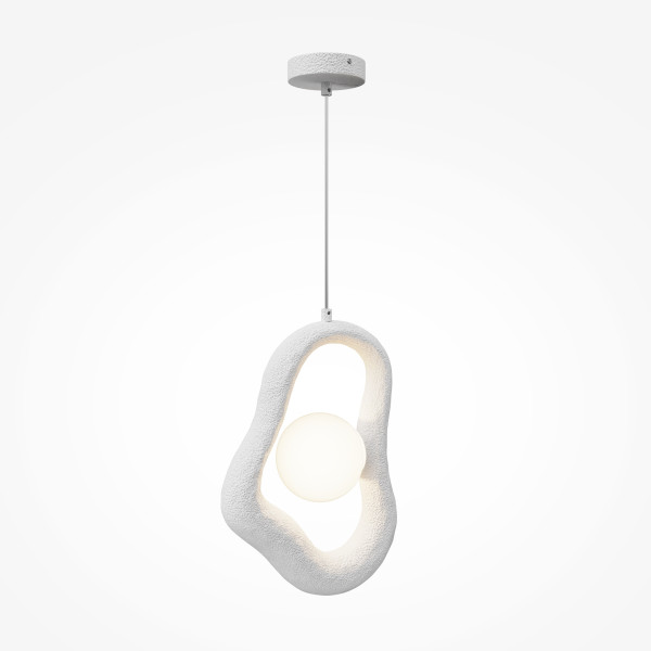 Pendelleuchte OPUS in weiß aus Metall