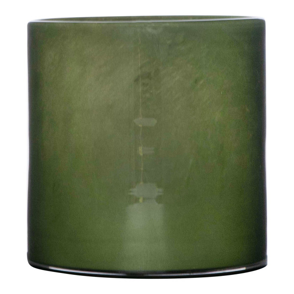 Übertopf ASTRA in grün aus Glas