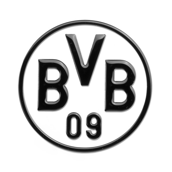 Auto-Aufkleber BVB schwarz in mehrfarbig aus Kunstharz