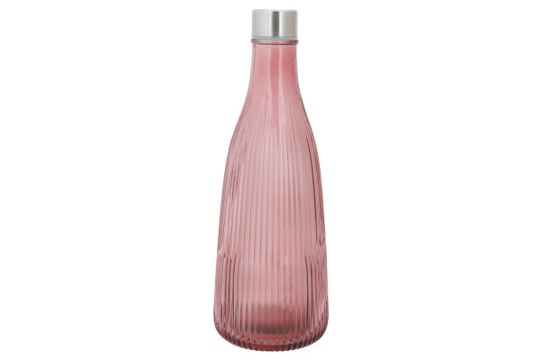 Flasche ALTA in rose aus Glas