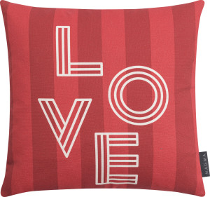 Vorschau: Kissen LOVE in mehrfarbig aus Baumwolle Vorschau: Kissen LOVE in mehrfarbig aus Baumwolle