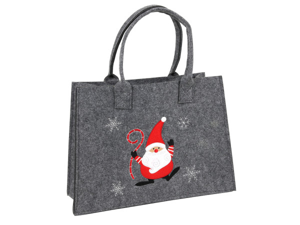 Tasche WEIHNACHTSMANN in mehrfarbig aus Filz