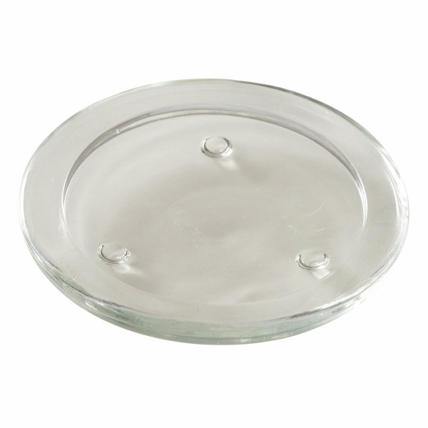 Kerzenteller RONDA in transparent aus Glas