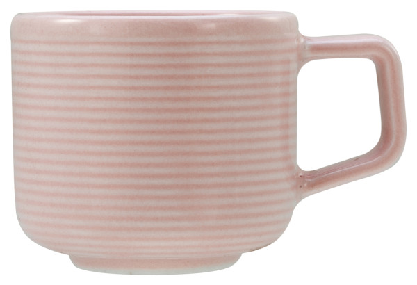 Espressoobertasse SESSION in rosa aus Porzellan