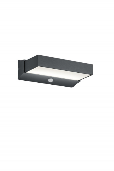 Wandleuchte CUANDO in anthrazit aus Aluminium
