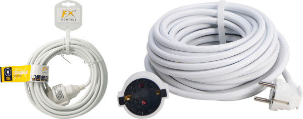 Verlängerungskabel BASIC in weiß aus Polyvinyl
