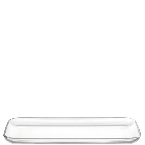 Platte LEONARDO CIAO in klar aus Glas