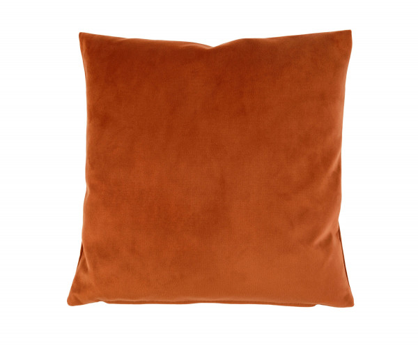 Kissenhülle DUVAL terra in terracotta aus Polyester