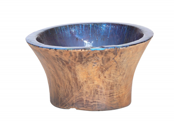 Schale Mana in mehrfarbig aus Holz