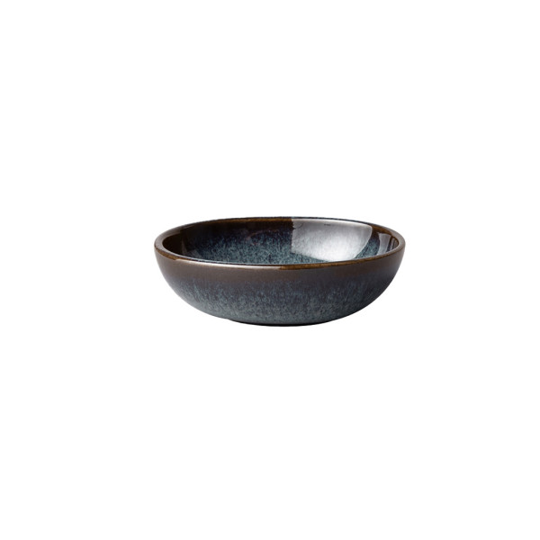 Dipschale LAVE gris in grau aus Steingut