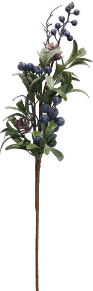Kunstpflanze BLAUBEEREN in grün aus Polyurethan