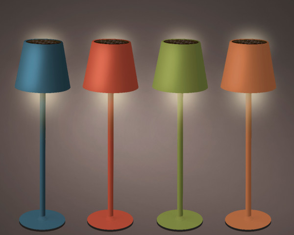 Tischleuchte LED in mehrfarbig aus Eisen
