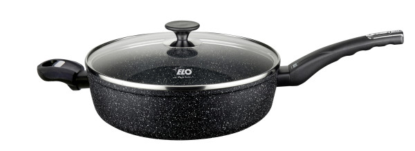 Schmorpfanne GRANIT EVOLUTION in schwarz aus Aluminium