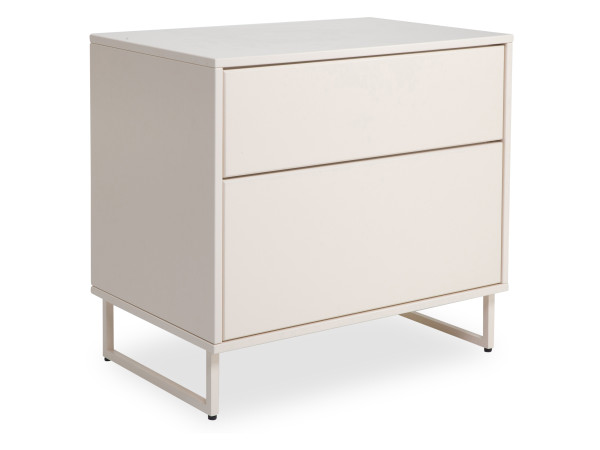 Kommode arena AVIVA in creme aus Lack