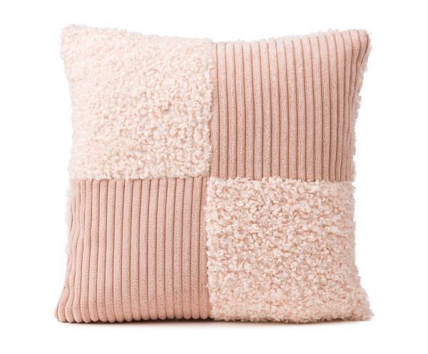 Kissen ANORA altrosa in Altrosa aus Polyester