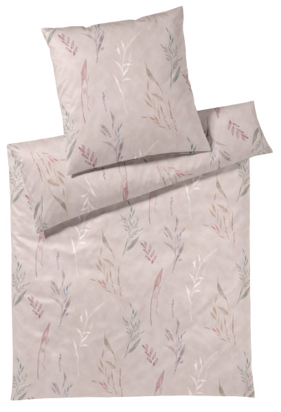 Bettwäsche ENSEMBLE Jersey in beige aus Baumwolle