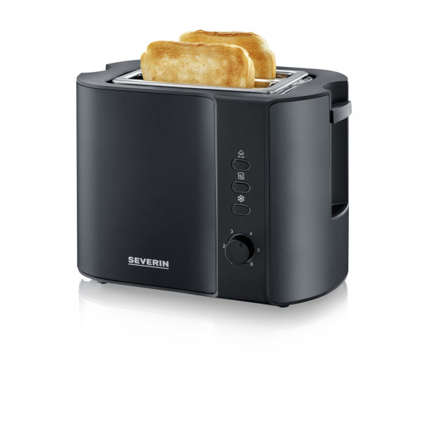 Toaster AT 9552 in schwarz aus Kunststoff